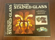 Creating with Stained Glass by James E Gick 1976 Illustrated  FREE US SHIPPING