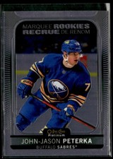 2021-22 O-Pee-Chee Platinum Marquee Rookies John-Jason Peterka Rookie #299