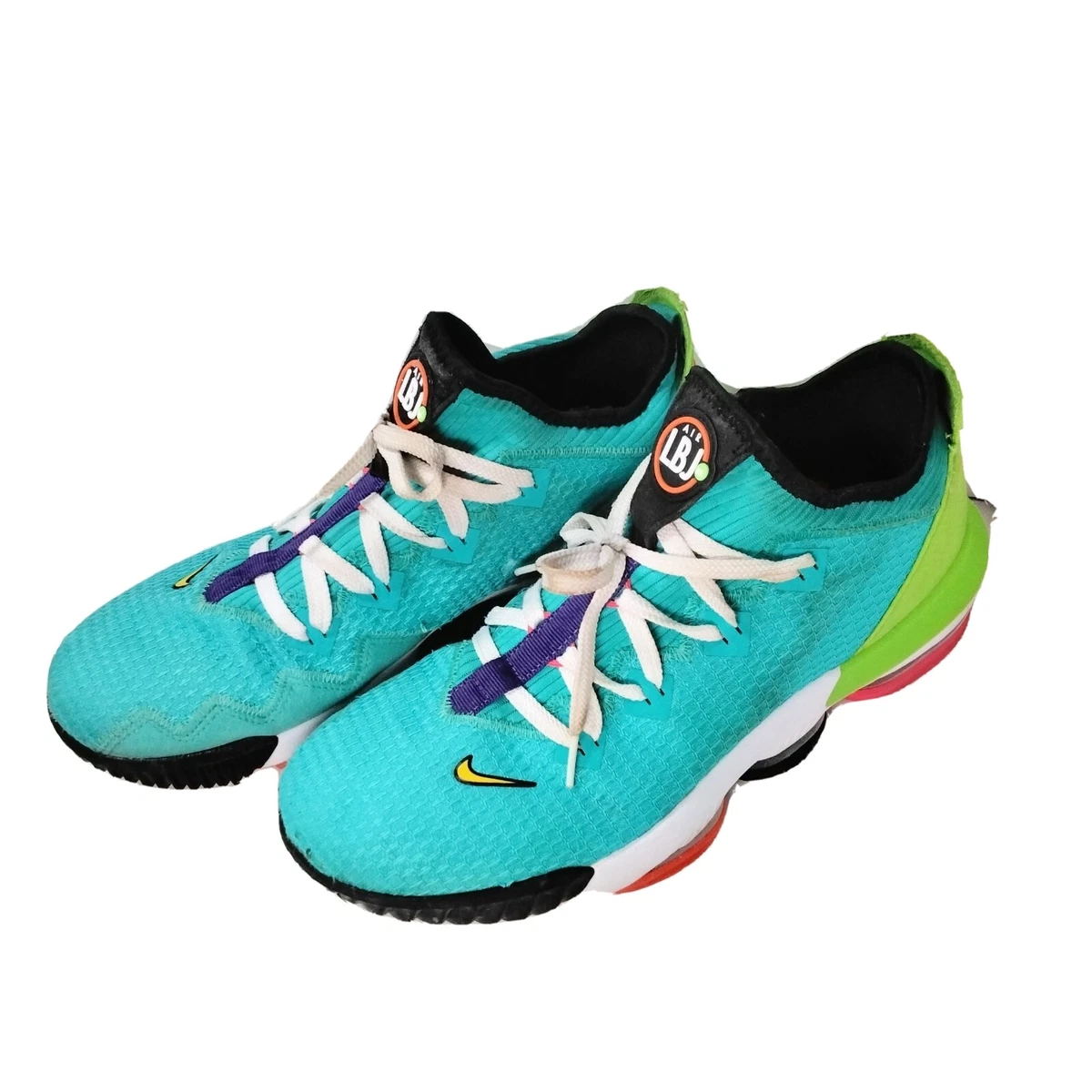 Lebron 16 low cheap hyper jade total orange