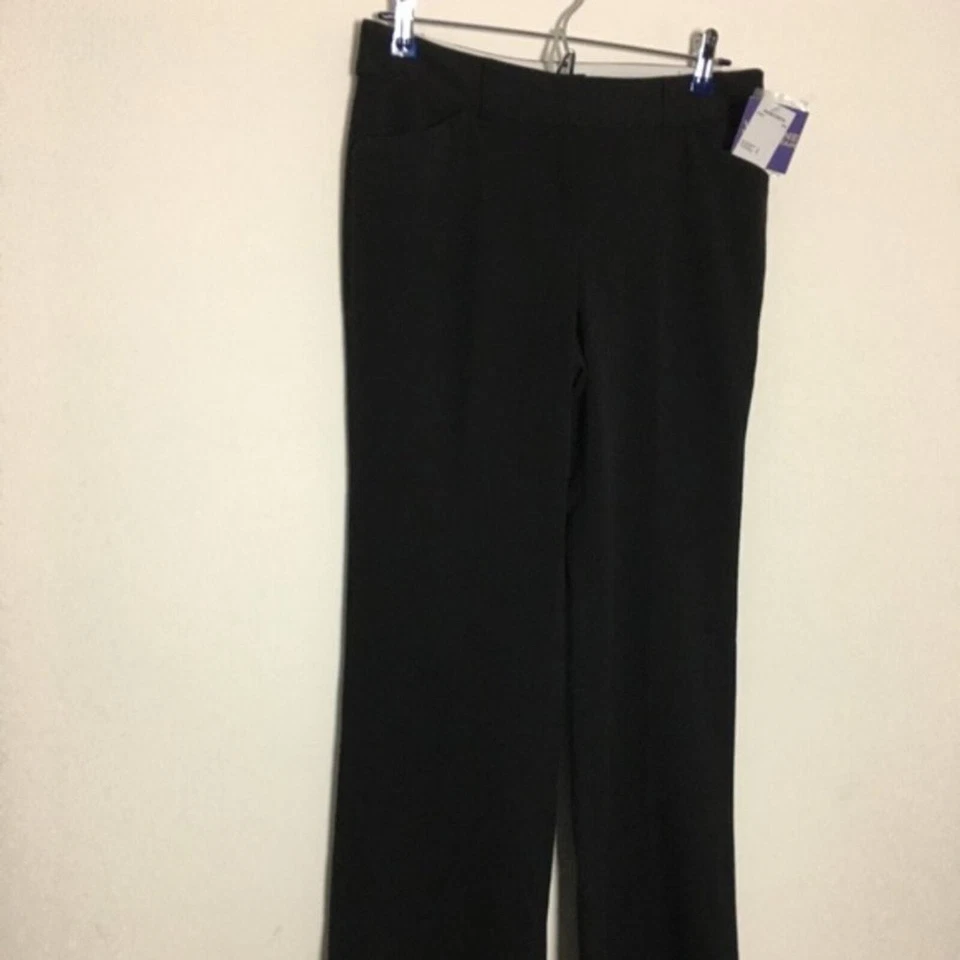 Pantalones elásticos bidireccionales Vivienne Tam negros talla 4 Foto 2 de 4