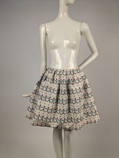 VINTAGE 1970  S GINGERBREAD MAN PRINT MINI SKIRT - PERFECT FOR CHRISTMAS