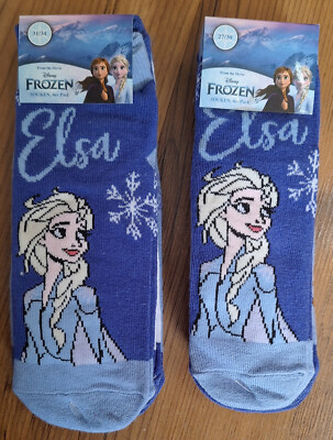 4 Paar Disney FROZEN Sneaker Socken Gr 27-30 31-34 Die Eiskönigin Elsa Anna Olaf