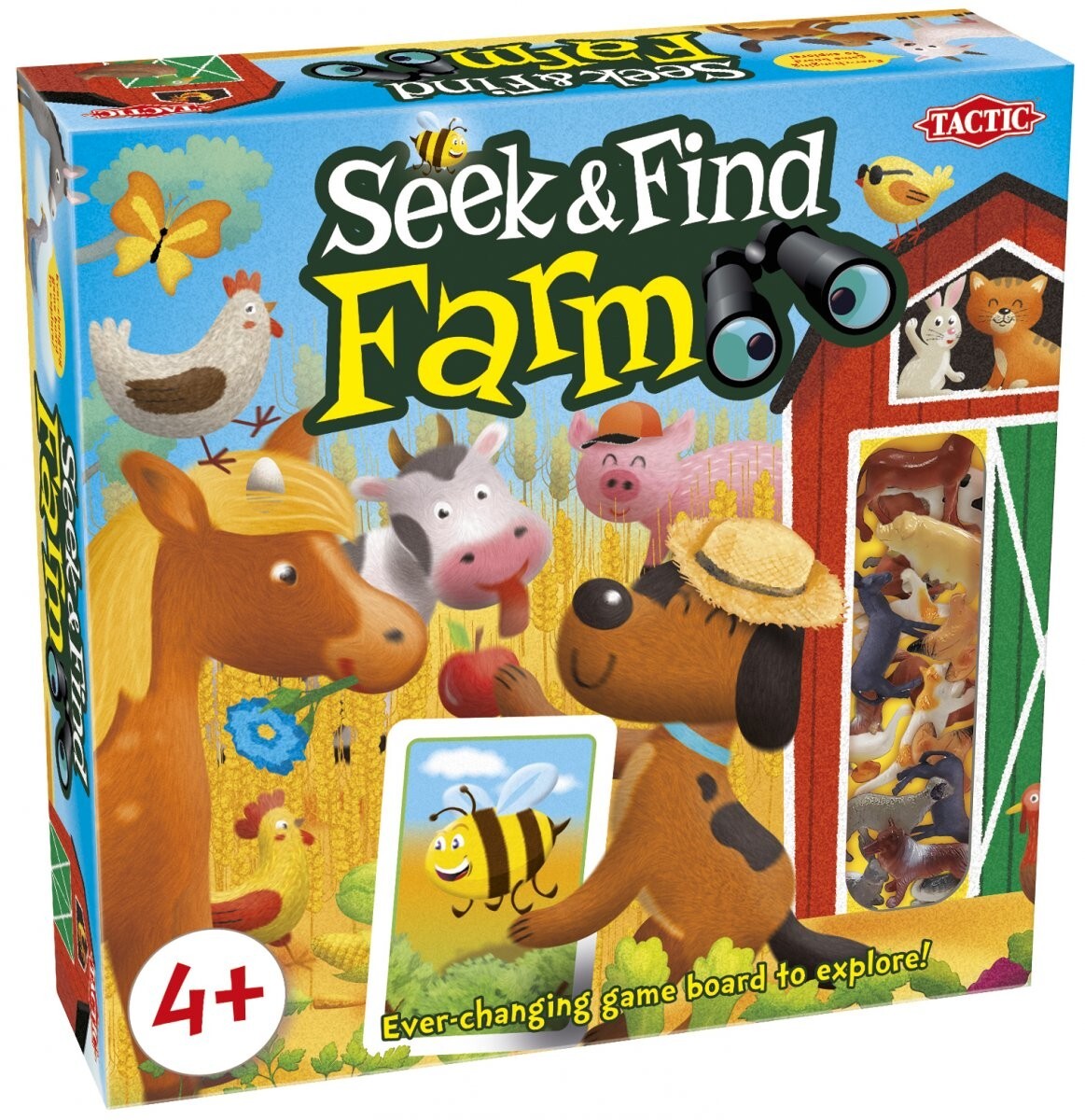 Tactic Seek & Find Farm Board Game