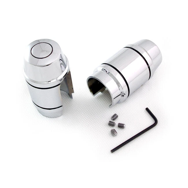 Couvercle D'Amortisseur Supérieur En Chrome Pour Harley Davidson FXD 91-99 - Photo 1/1