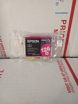 Epson Printer Ink 126 Magenta Epson WorkForce New Sealed ~ Trl3#10