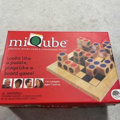 Mindware MiQube Strategic Board Game & Challenging Puzzle Complete Game