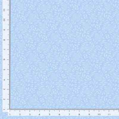Floral Swirl Fabric Blue Cottage Charm Cotton Timeless Treasures CD7313 ...