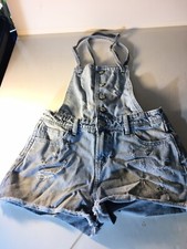 Tinseltown Denim Couture Women's Overall Shorts Shortalls Size XS