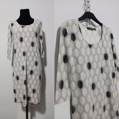 Organic cotton jersey dress Nosh, xs/s, printed , scandinavian brend