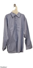 Red Kap Work Shirt Solid Color 2 Pocket Men's Industrial Uniform Long SleeveL-RG