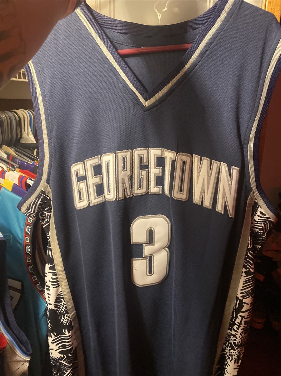 Vintage Georgetown University Hoyas Allen Iverson Team Nike Jersey