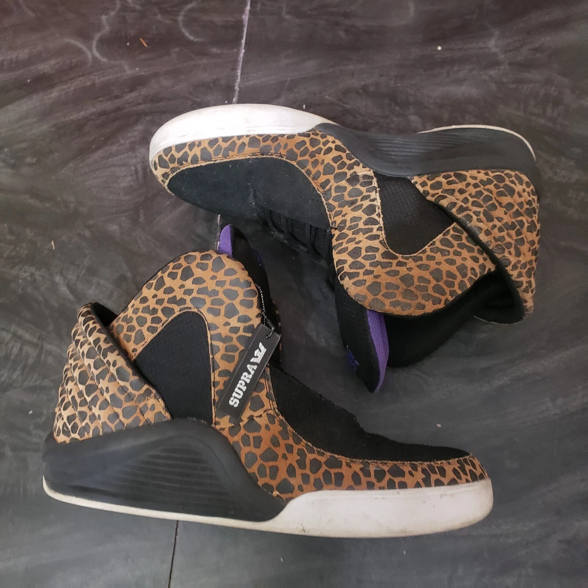 Supra leopard high tops cheap