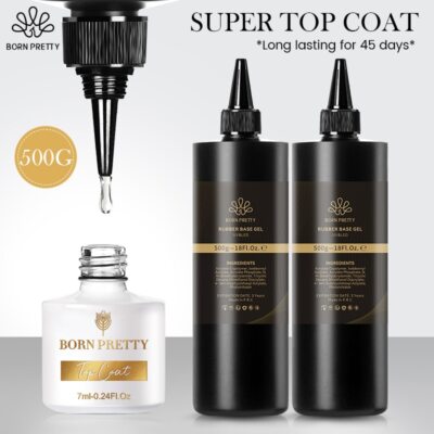 500g Gel Base Gel Super Top Coat Matte Top Coat Rubber Base Gel Soak Off Uv Gel