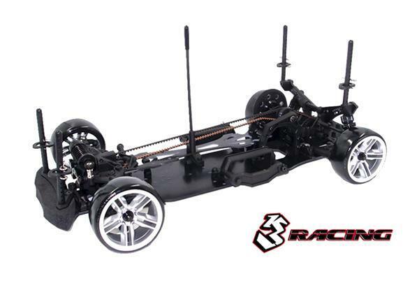 Sakura D4 1/10 Drift Car AWD Sport Black Pre-assembled Kit 3Racing