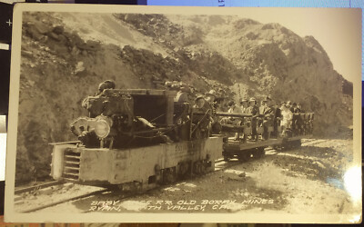 Baby Gage R.R. Old Borax Mines, DEATH VALLEY, CALIFORNIA Photo Post Card Inyo Co