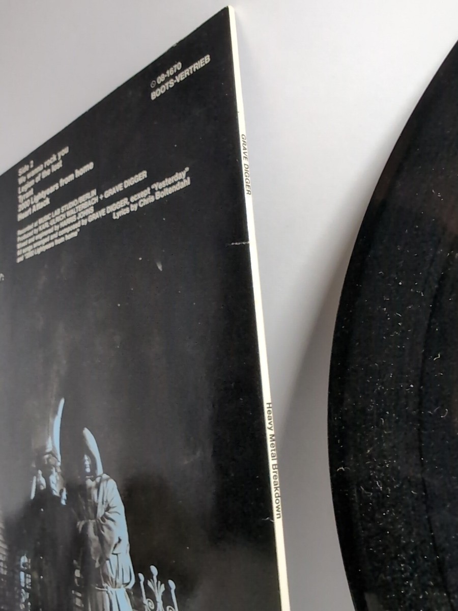 GRAVE DIGGER Heavy Metal Breakdown 1984 ORIGINAL GERMAN IMPORT! VG