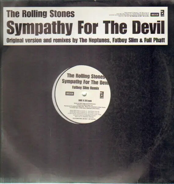 The Rolling Stones Sympathy For The Devil Vinyl Single 2 X 12inch