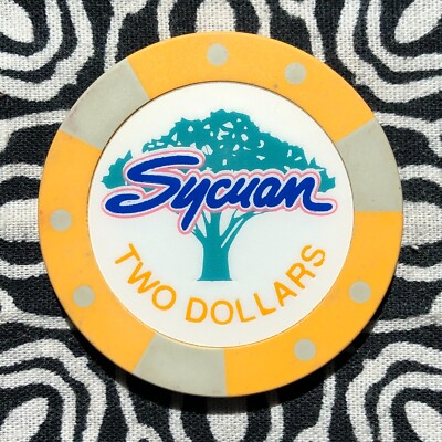 Sycuan $2 El Cajon, California Gaming Poker Casino Chip M3