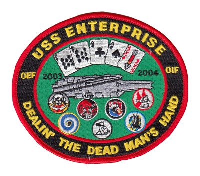 VF-211 CHECKMATES USS ENTERPRISE 2003-2004 CRUISE PATCH