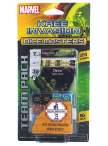 Dice Masters Kree Invasion Team Pack 24 Cards 16 Dice Marvel Groot Thanos New