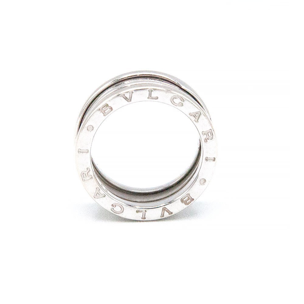 Authentic Bvlgari B.Zero1 Three-band 18k White Gold Ring Size 53