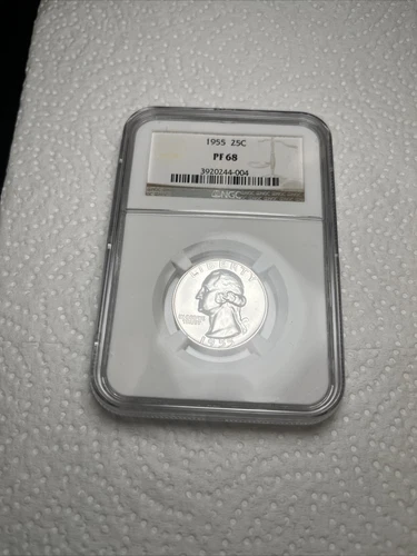 1955 Washington Quarter PF68 NGC Certified