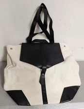 Deux Lux Demi Backpack In Hand New Black White UNUSED NOS