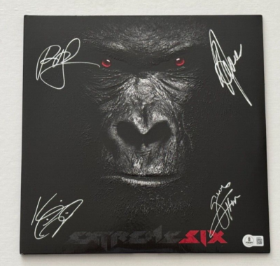 EXTREME SIX SIGNED VINYL BY ALL 4 BAND MEMBERS BETTENCOURT BECKETT