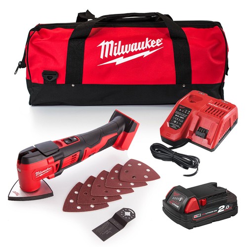 Milwaukee M18 BMT-421C Multi-Tool 18V 1 x 4.0Ah, 1 x 2.0Ah