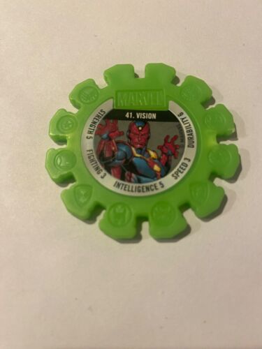 Woolworths Marvel Disc - Vision #41 Collectable Card Tazo - Picture 1 of 1