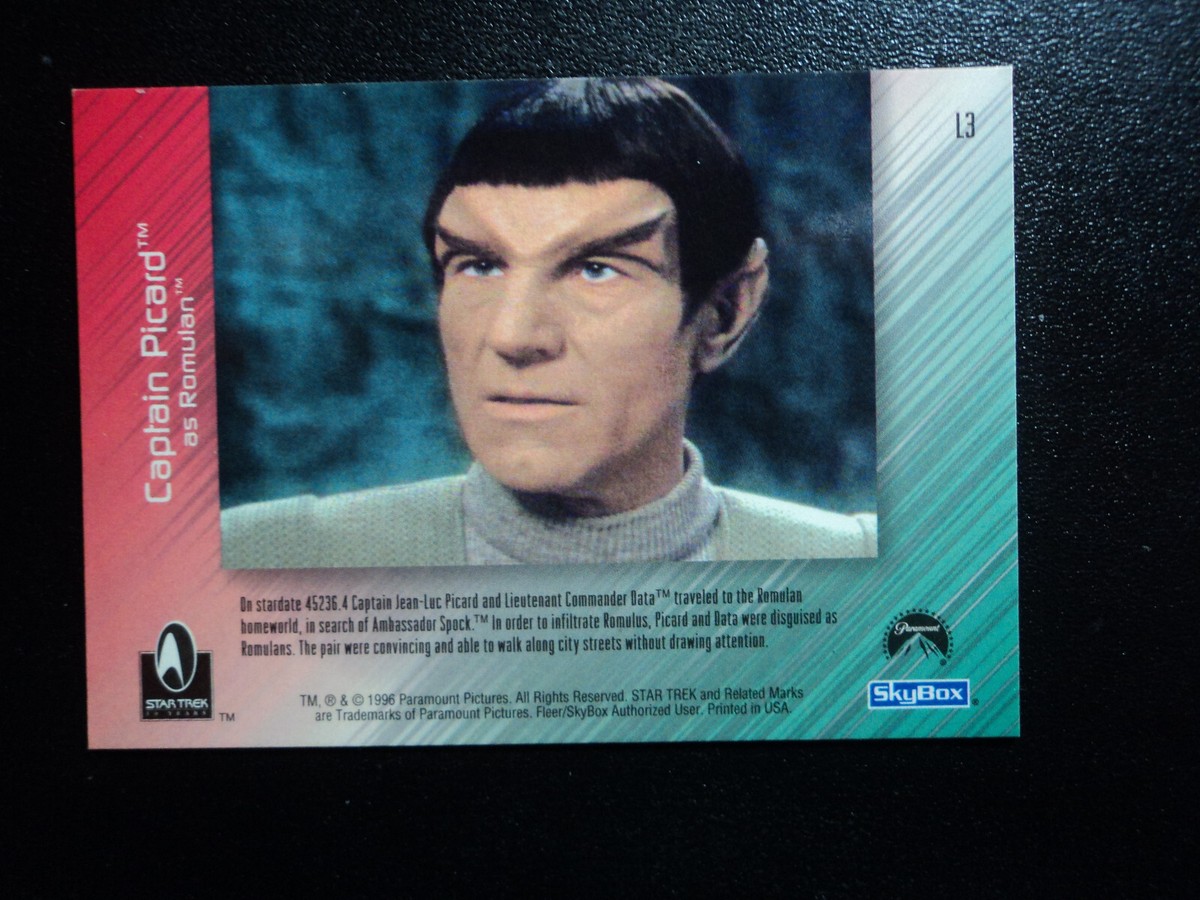1996 STAR TREK - 30 YEARS - PHASE TWO - DUAL-IMAGE LENTICULAR CARD