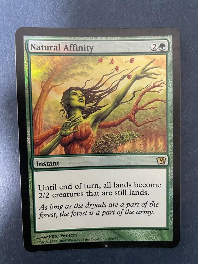 MTG FOIL 8TH EDITION NATURAL AFFINITY MAGIC THE GATHERING INSTANT