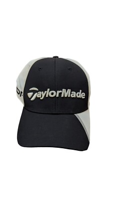 TaylorMade SLDR Tour Preferred Fitted Golf Cap Hat White Black