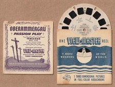 Vintage View-Master reel 1550 Passion Play Oberammergau Germany   1950 Tableaux