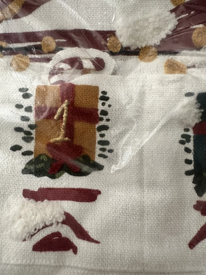 Fabric Village Countdown Advent Calendar Threshold 18"x30" NWT - Image 3 of 4
