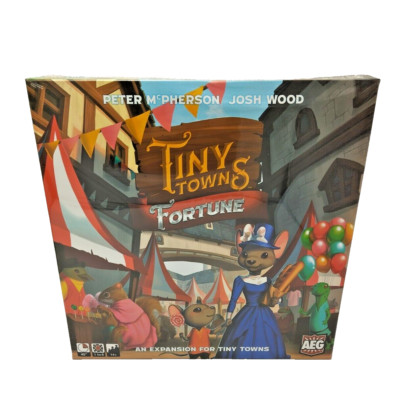 Tiny Towns Fortune-Erweiterung f. Gesellschaftsspiel-Englisch- Neu OVP 2. Wahl #