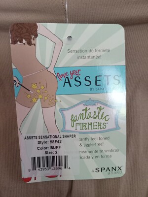SPANX ASSETS Sensational Shaper Shorts Size 2 Buff