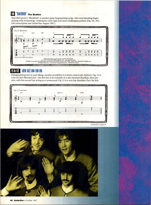 Guide One Blackbird The Beatles Original Vintage Print Ad Frame the Fame