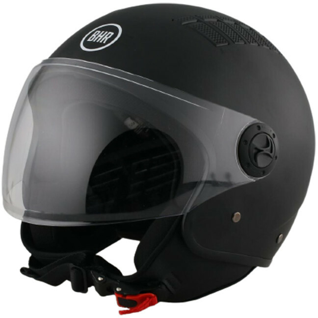 CASCO ESTIVO AREATO MOTO SCOOTER DEMI JET BHR 810 AIR NERO OPACO TG S