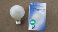 General Electric Globelampe E27, D60Mm, 40W, Eiskristall Natur