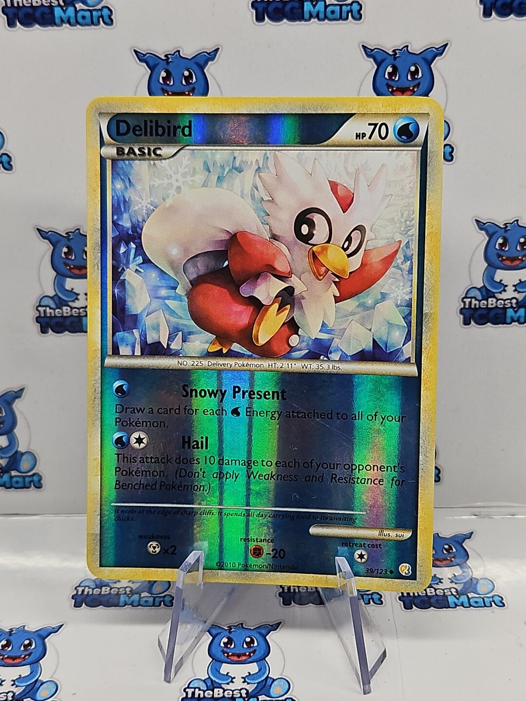 Pokémon - Delibird - 39/123 - HGSS - Reverse Holo - LP