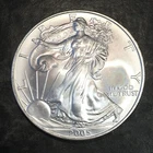 2005 Uncirculated American Silver Eagle US Mint Issue 1oz Pure Silver #o475