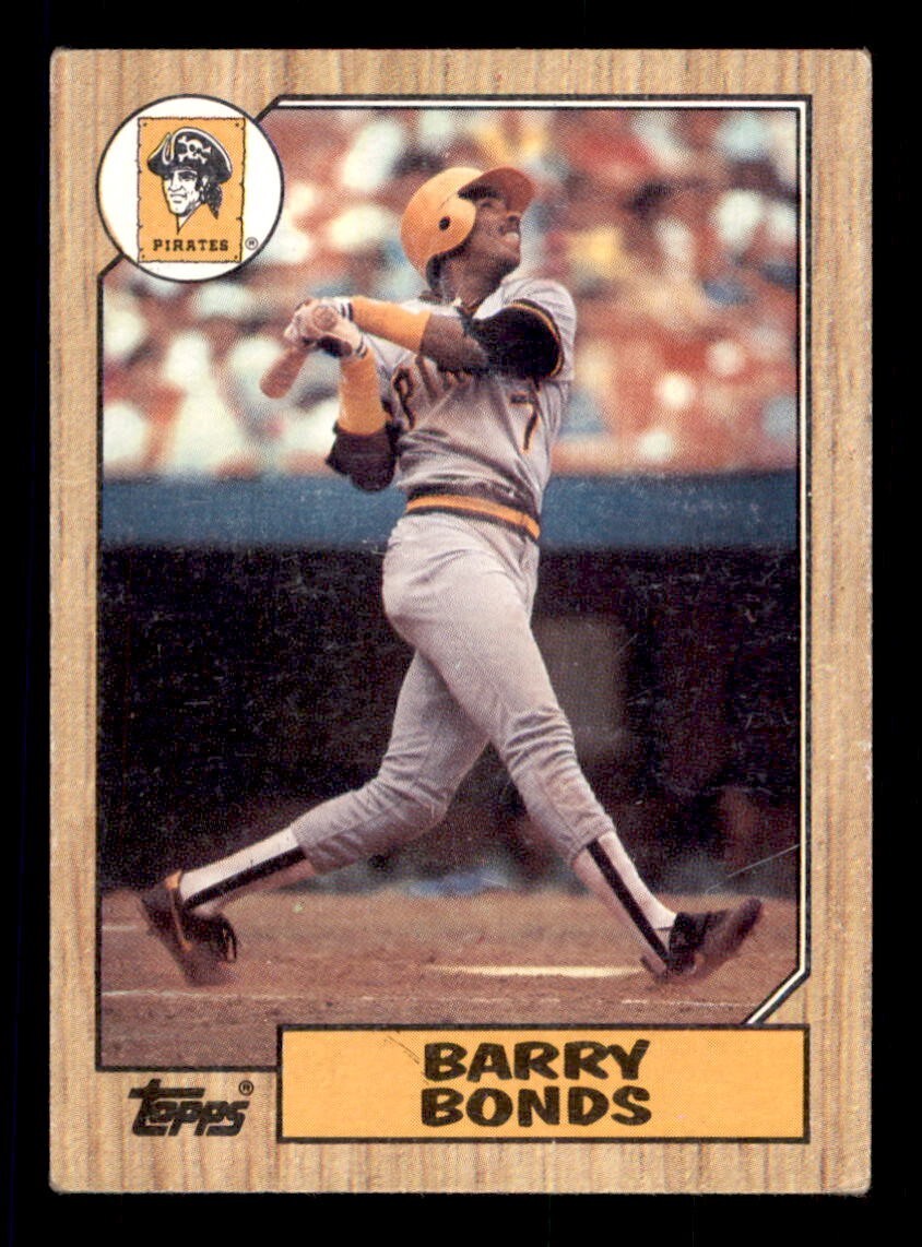 1987 Topps Baseball #320 Barry Bonds VG/EX