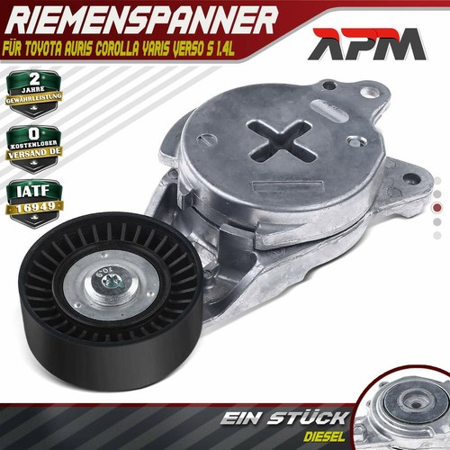 Tension Pulley V-Rib for Toyota Auris Corolla Yaris 1.4L | eBay.de