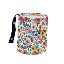 Car Trash Can Foldable Rubbish Bin Basket Bag Hanging Cup Holder Daisy Rose