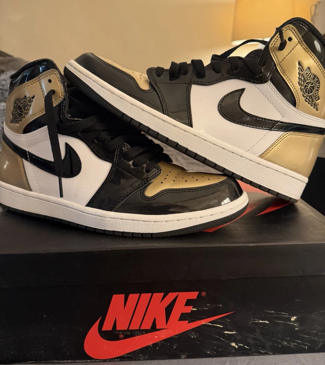 Jordan 1 Retro OG High Black Gold | eBay