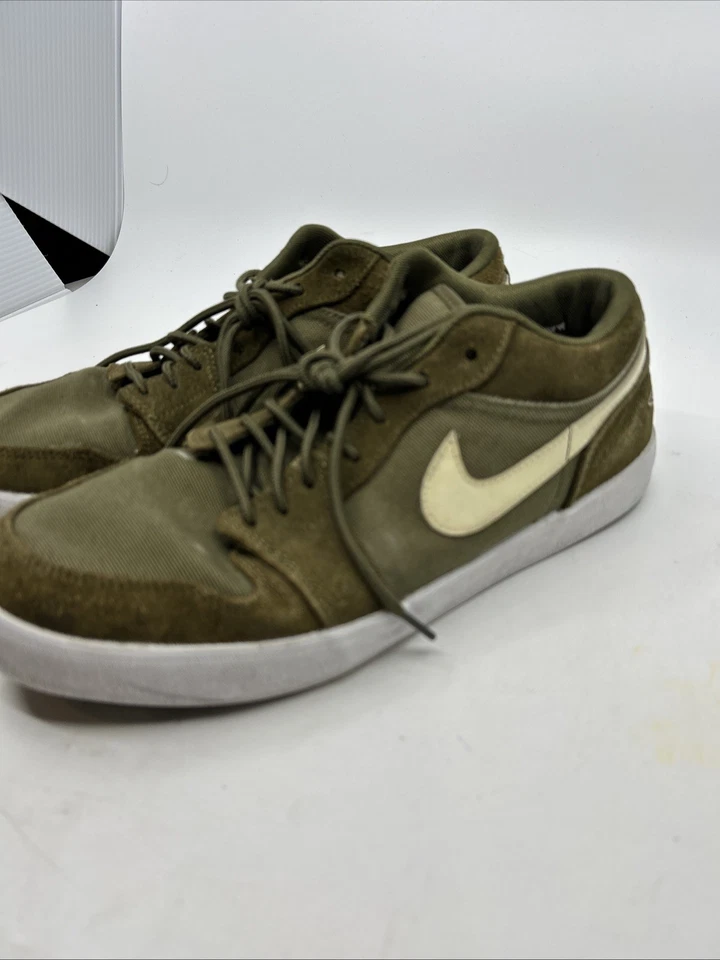 Nike Air Jordan 1 V.2 Para Hombres Talla 12 Negro Gris Parte Superior Baja Tenis Zapatos 552312-302 Foto 2 de 4