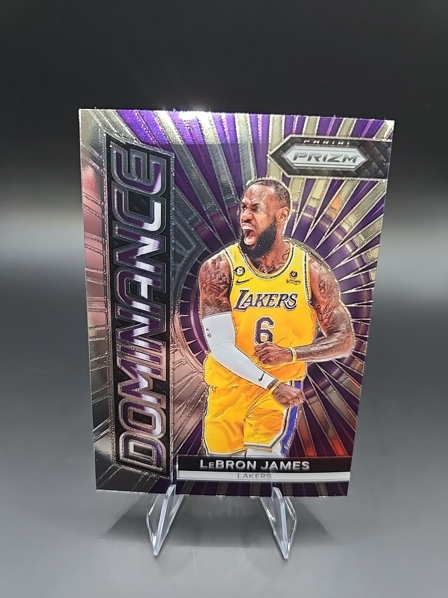 2023-24 Panini Prizm - Dominance LeBron James #3 Silver Prizm | eBay
