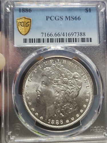 1886 Pcgs Ms66 Morgan