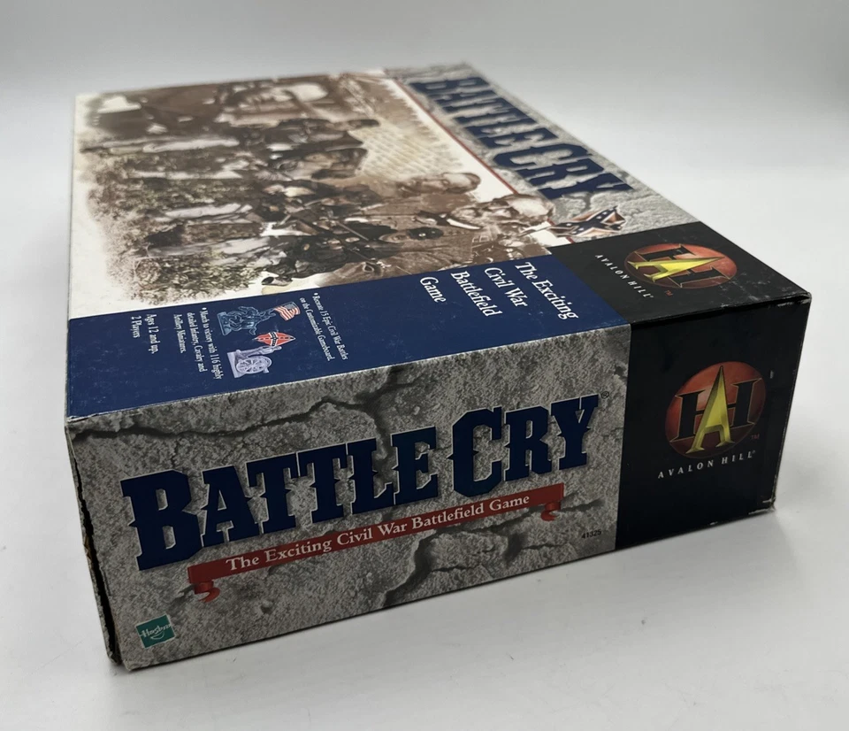 Battle Cry Civil War Battlefield Board Game Avalon Hill 1999 UNPUNCHED Complete - Image 4 of 4